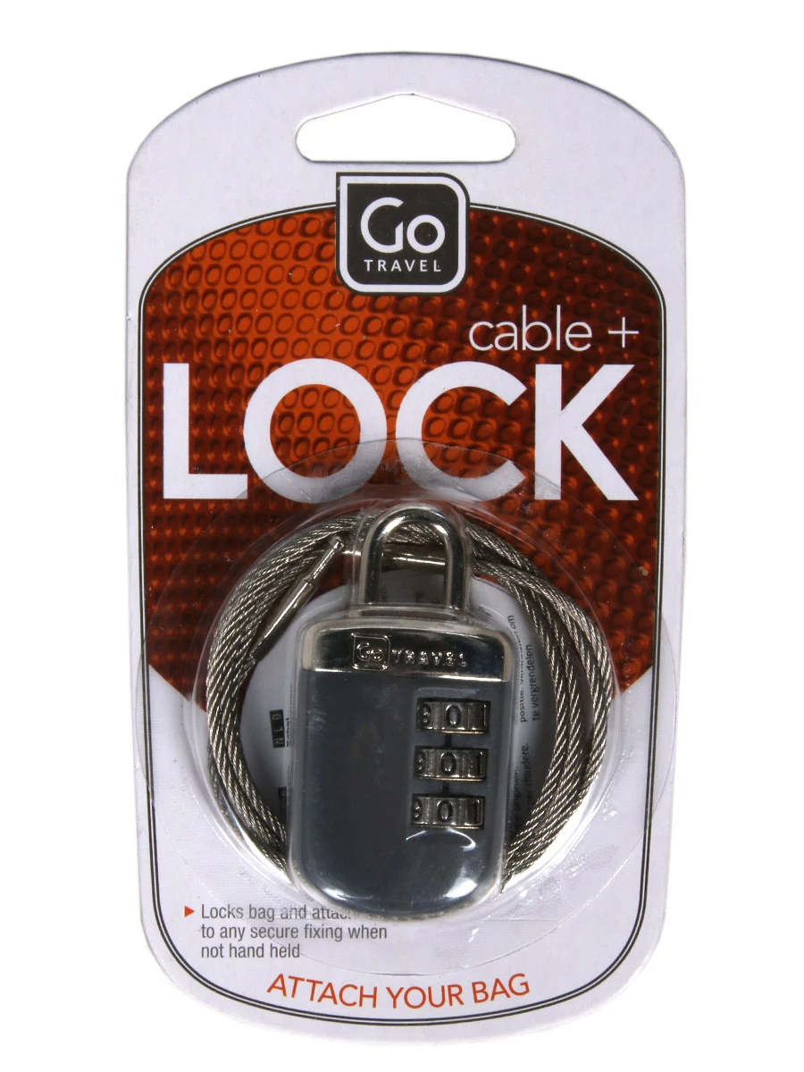 Cadenas à Câble à Combinaison Go Travel Sécurité – Image 2