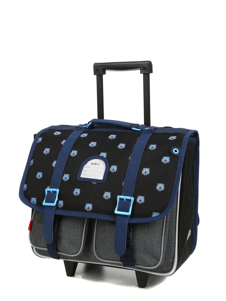 Cartable Ă Roulettes Kickers Boy Tiger 38 Cm