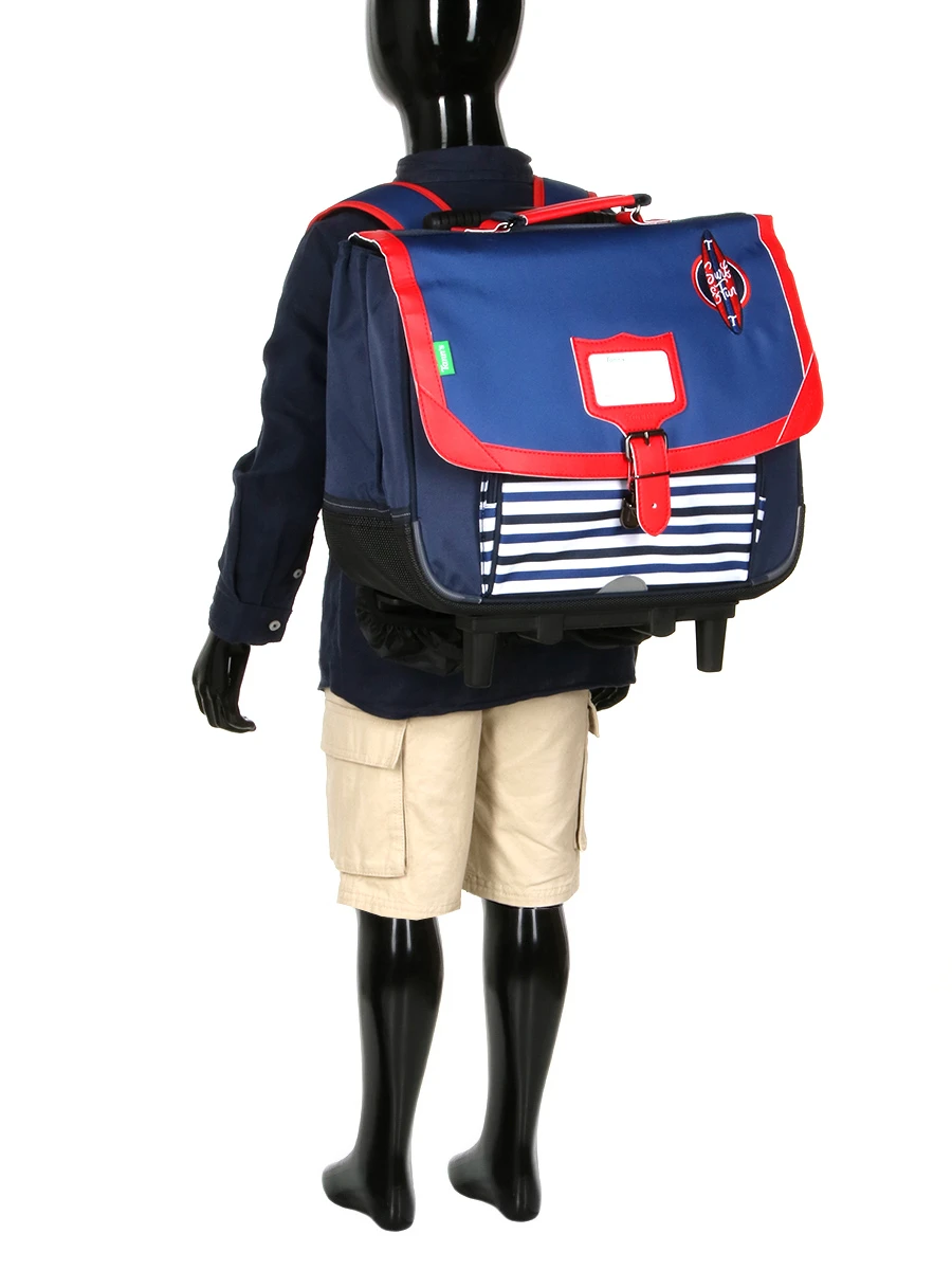 Cartable à Roulettes Tann's Les Fantaisies Hugo 38 Cm – Image 19