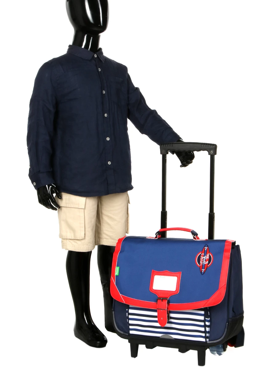 Cartable à Roulettes Tann's Les Fantaisies Hugo 38 Cm – Image 18
