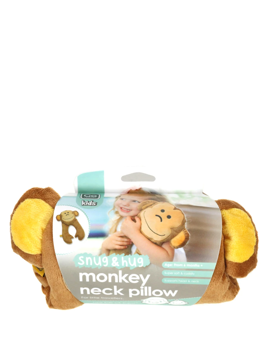 Coussin De Voyage Go Travel Confort Singe Pour Enfant – Image 9