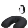 Coussin De Voyage Kikkerland Zip & Flip Pingouin
