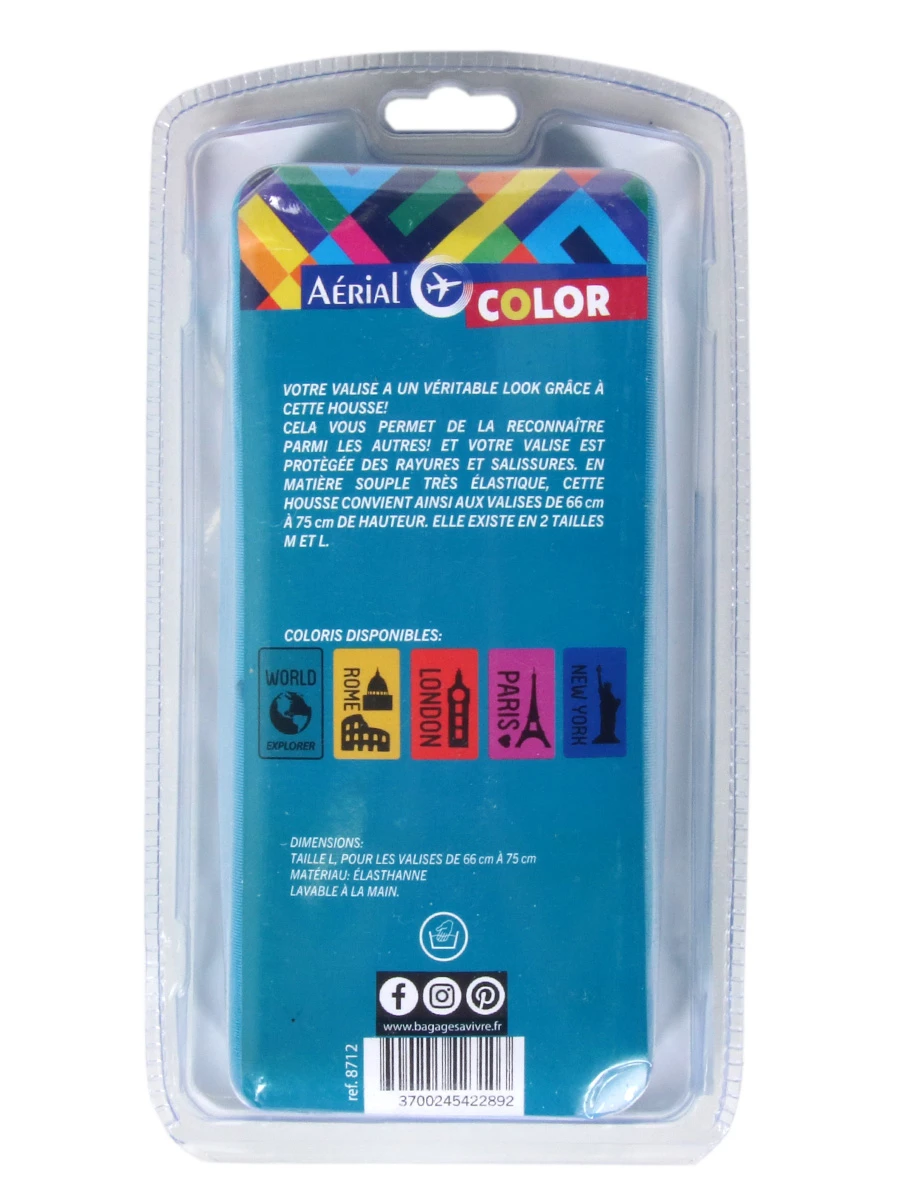 Housse De Valise Aérial World - L – Image 12