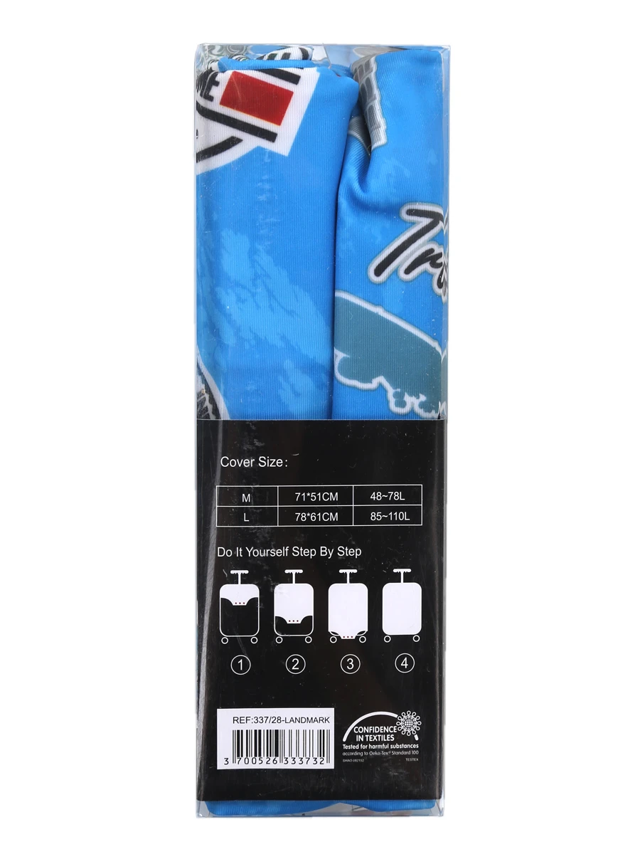 Housse De Valise Airtex Fantaisie Stickers - L – Image 10