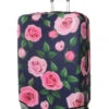 Housse De Valise Periea Purple With Pink Roses L