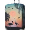 Housse De Valise Periea Sunset Flamingos L