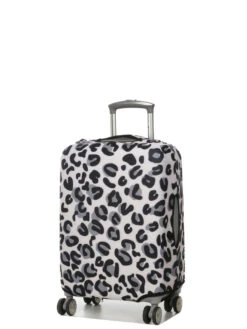Housse De Valise Periea Silver Leopard S