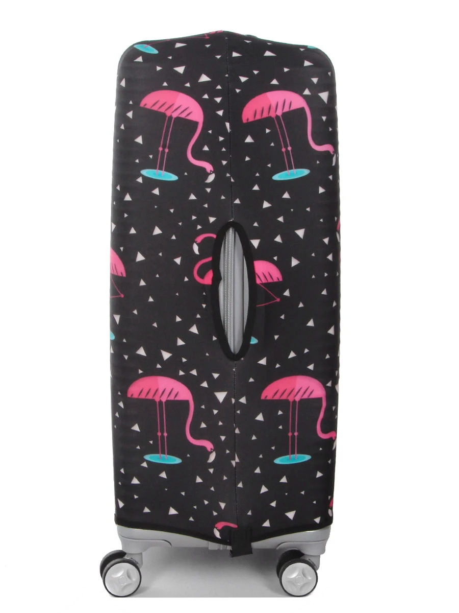 Housse De Valise Periea Black With Pink Flamingos L – Image 5