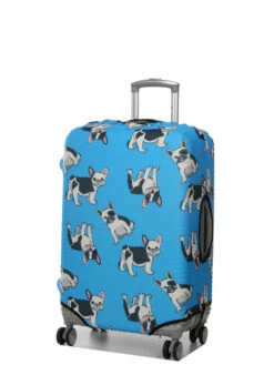 Housse De Valise Periea Blue With Dogs M