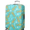 Housse De Valise Periea Green With Yellow Pineapples L