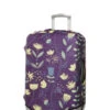 Housse De Valise Periea Purple With Yellow Birds M