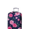 Housse De Valise Periea Purple With Pink Roses S