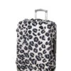 Housse De Valise Periea Silver Leopard M