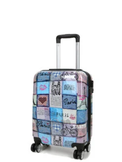 Valise Madisson Patchwork Paris 55 Cm