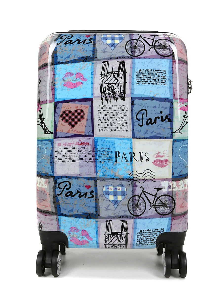 Valise Madisson Patchwork Paris 55 Cm – Image 3